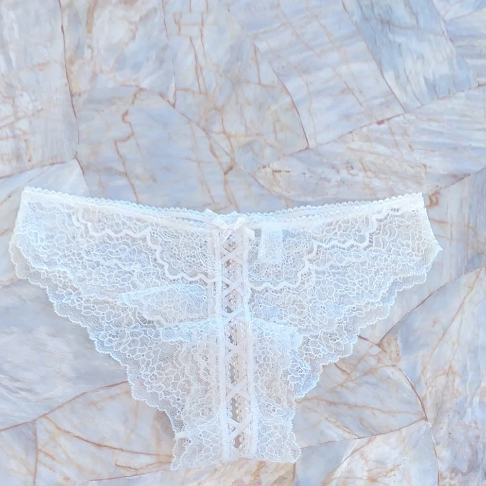 VS Very Sexy White Lace‎ Panty Underwear Small